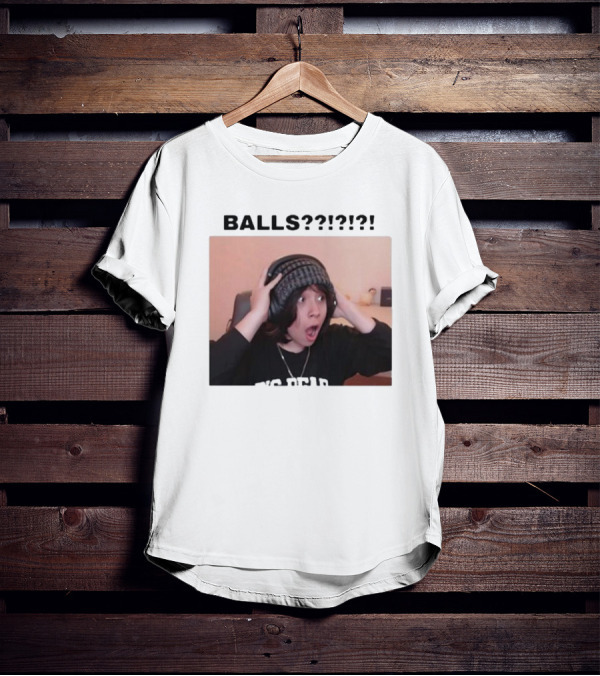 Liz Qcktycult Balls Quackity Reaction Surprise Image T-Shirt