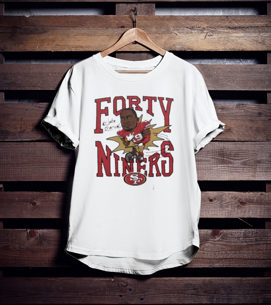 Forty Niners Deebo Samuel San Francisco 49ers Caricature Tri-Blend Homage T-Shirt