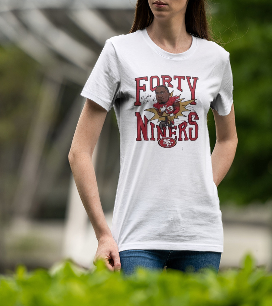 Forty Niners Deebo Samuel San Francisco 49ers Caricature Tri-Blend Homage T-Shirt