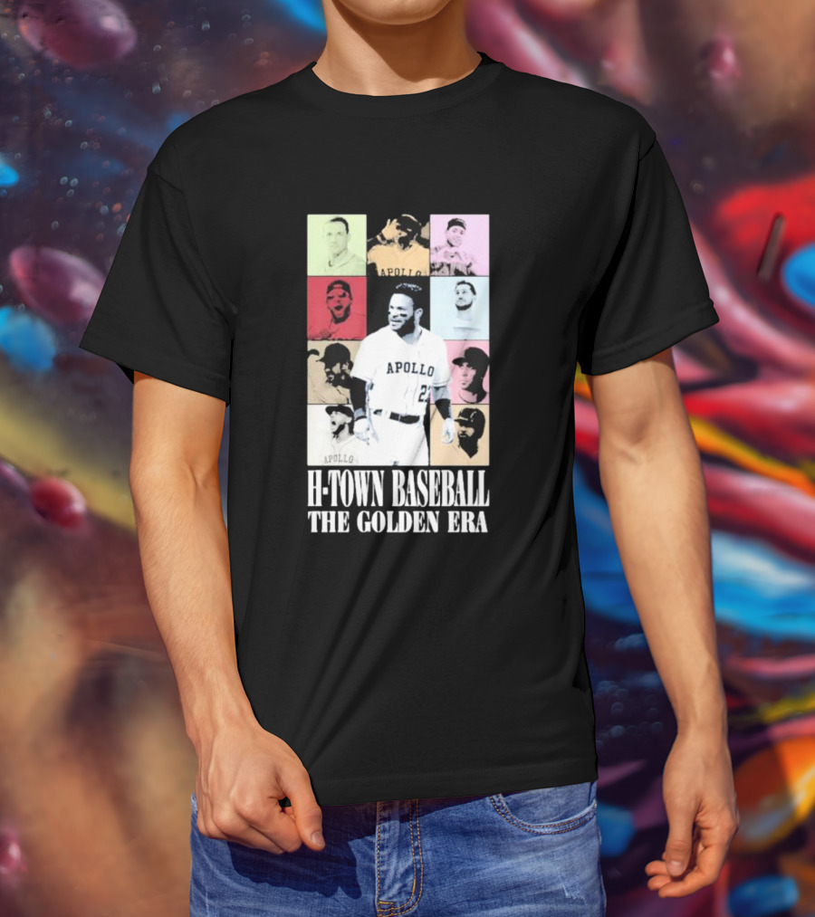 H-Town Baseball Apollo The Golden Era T-Shirt