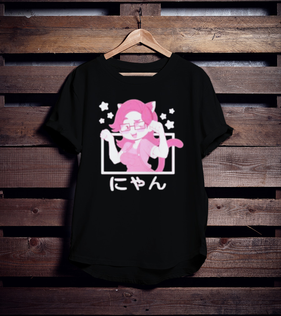 Saberspark Sabie Nyan ゃん Cat Girl Anime T-Shirt