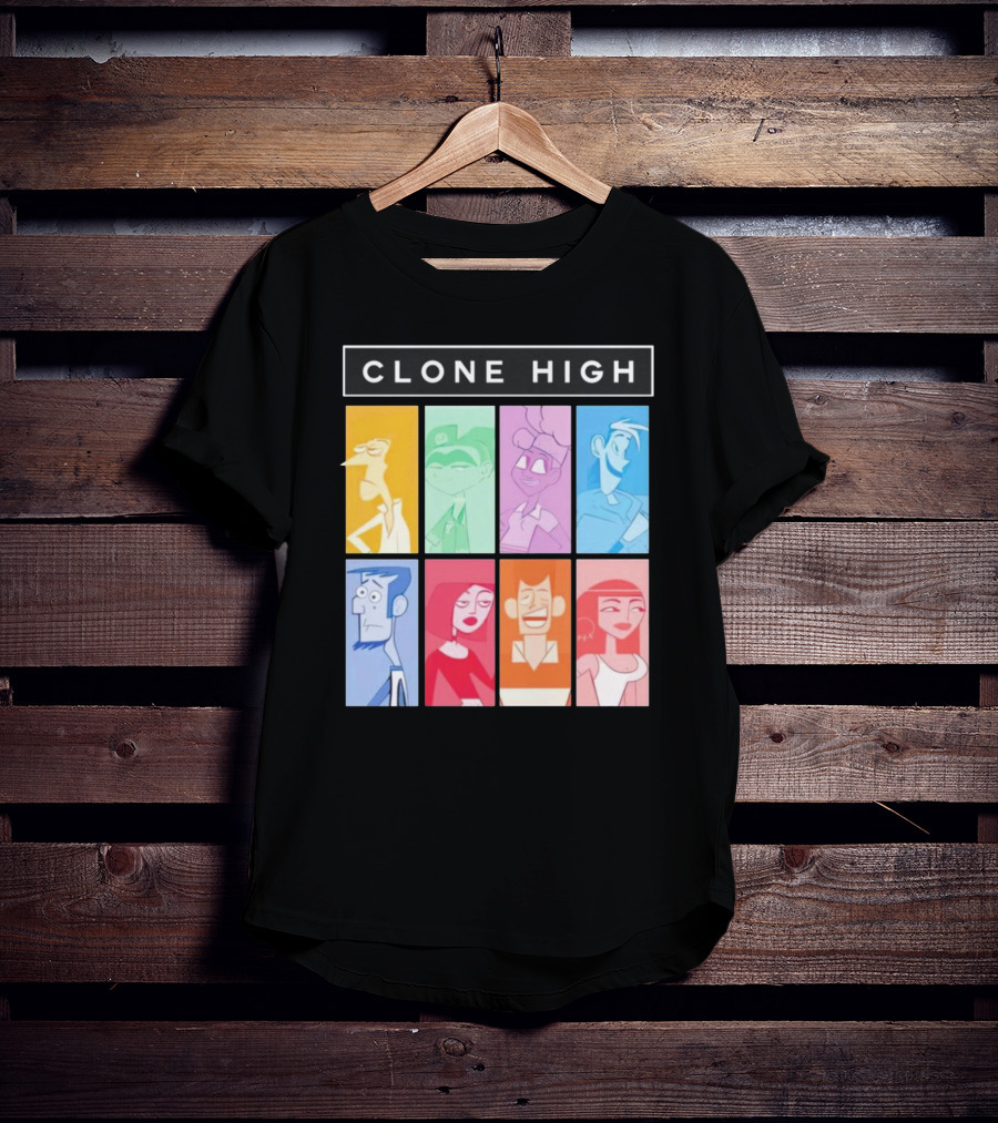 Tara Billinger Clone High Colorful Character Grid T-Shirt