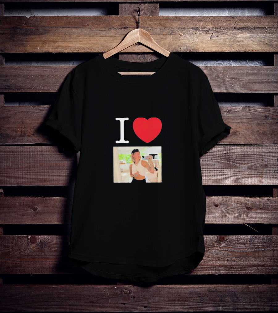 I Love Ls Lauren Sanderson Cropped Selfie心 T-Shirt