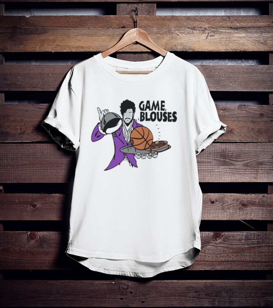 Game Blouses Basketball And Pancakes Purple Jacket T-Shirt