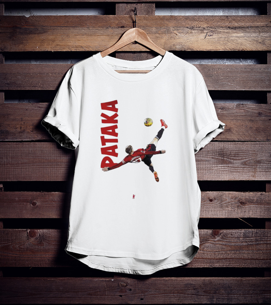 Alejandro Garnacho Bicycle Kick PATAKA Soccer T-Shirt