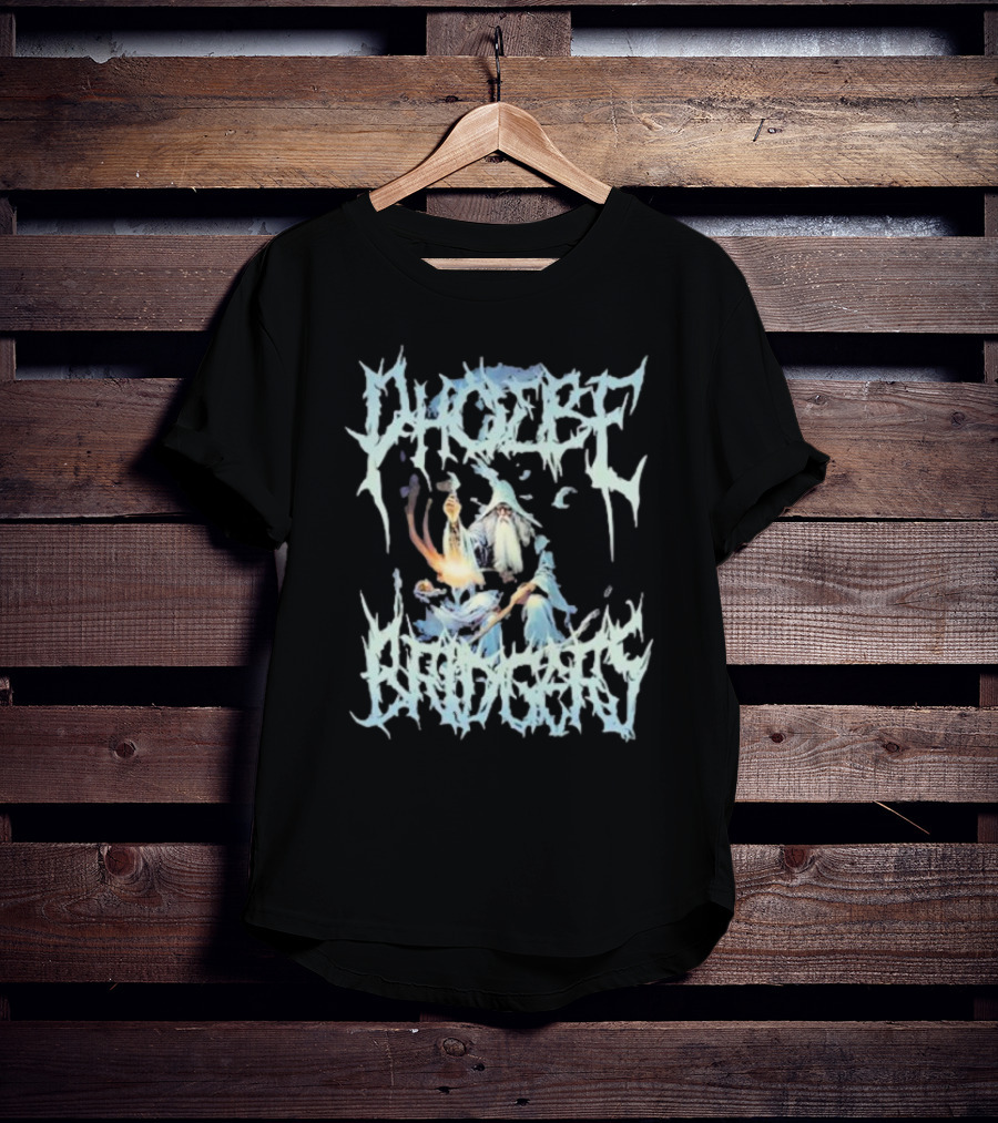 Phoebe Bridgers Wizard Ice Magic Fire Text T-Shirt