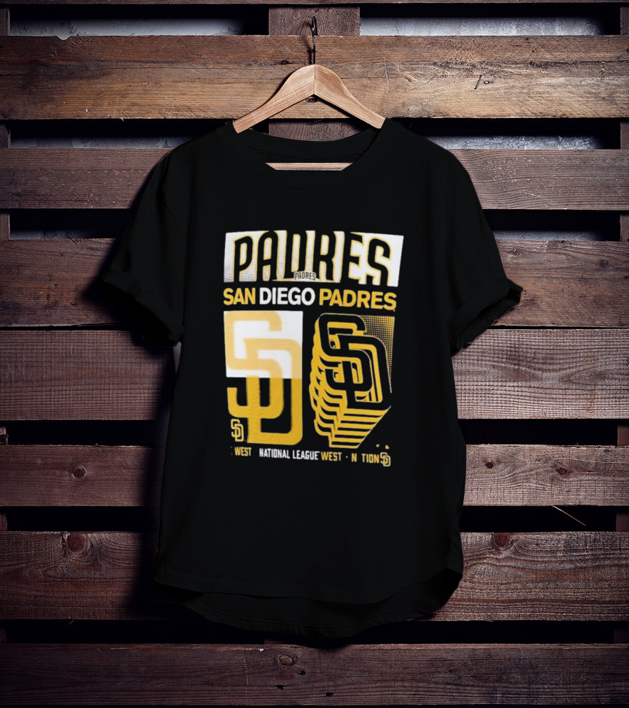 San Diego Padres West National League West Stack T-Shirt