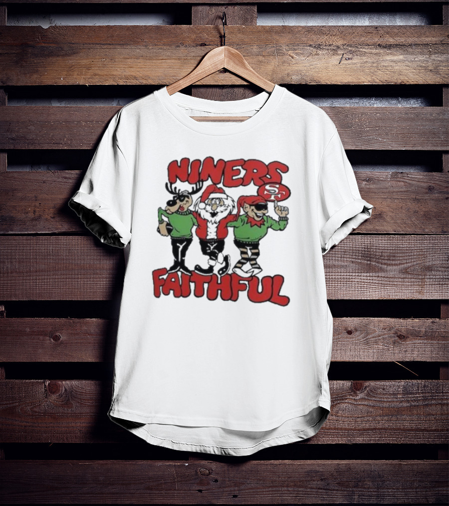 Niners Faithful San Francisco 49ers Homage Holiday Tri-blend T-Shirt