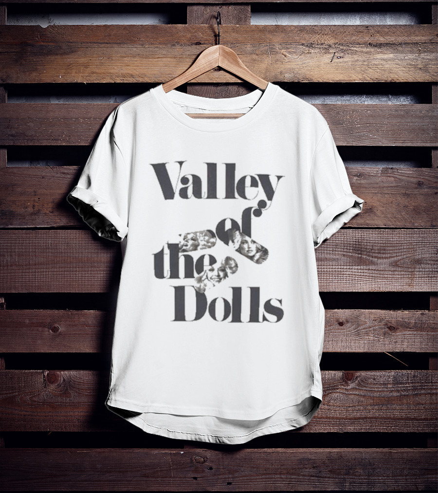 Valley Of The Dolls Text With Pill T-Shirt