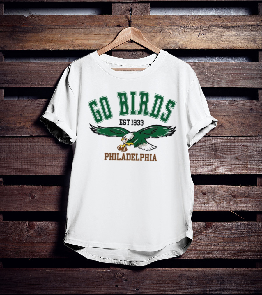 Kelly Green Go Birds Philadelphia Eagles Est 1933 NFL Vintage Sweatshirt T-Shirt
