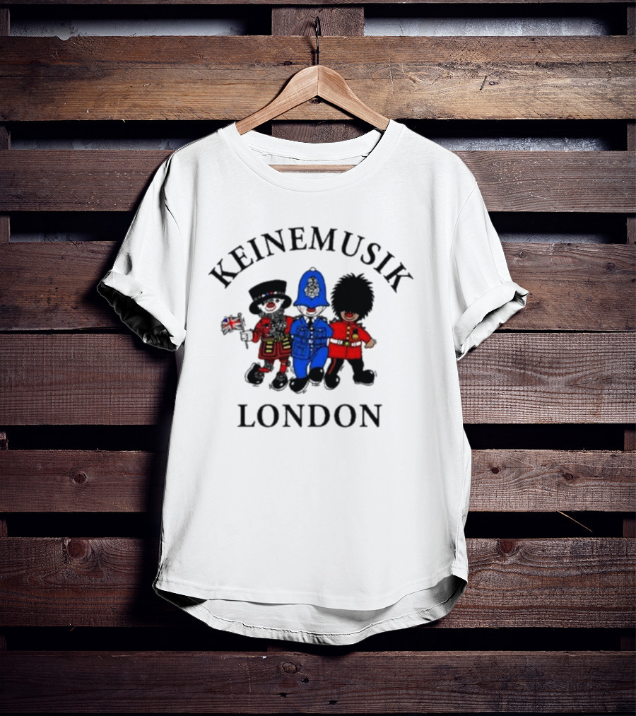Keinemusik London Bone Soda British Guard Cartoon Characters T-Shirt