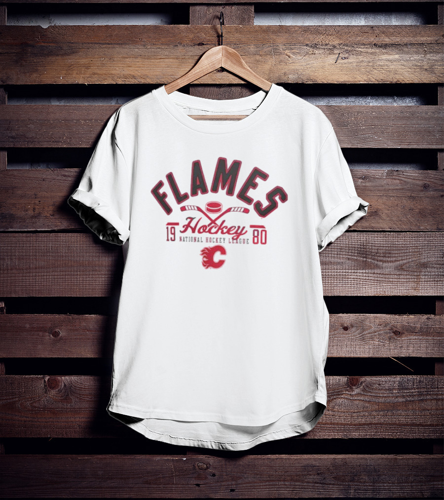 Flames Hockey 1980 National Hockey League Calgary T-Shirt