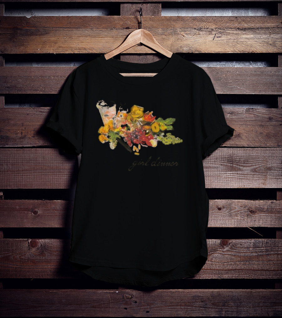Girl Dinner Fruit Platter With Drink T-Shirt