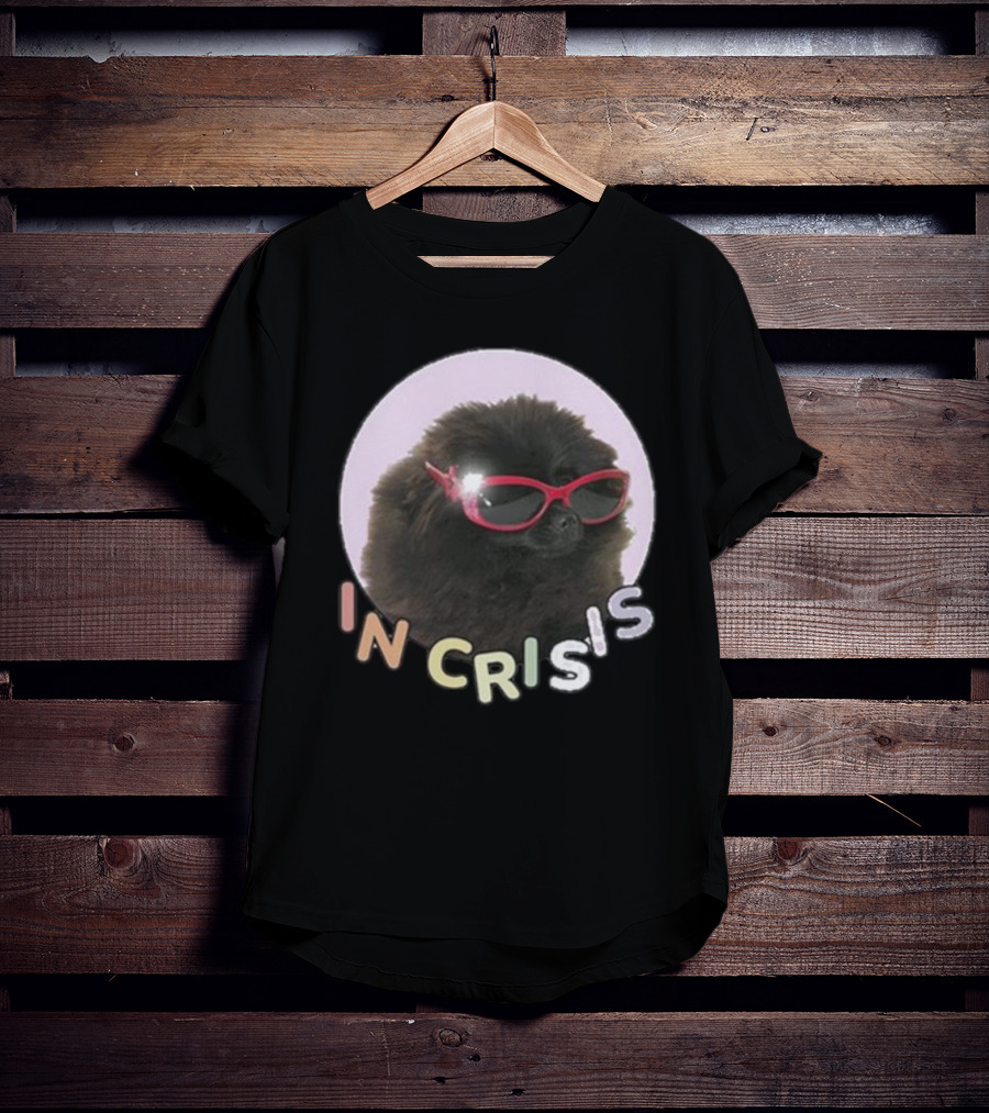 Got Funny In Crisis Dog Wearing Red Sunglasses Iconic T-Shirt