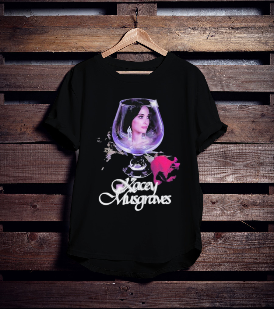 Kacey Musgraves Rose In Glass T-Shirt