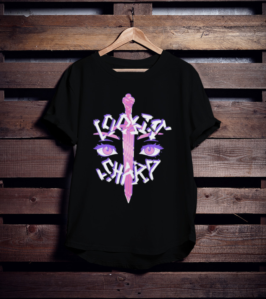 Lookin’ Sharp Kitty-Knife Eyes And Sword T-Shirt