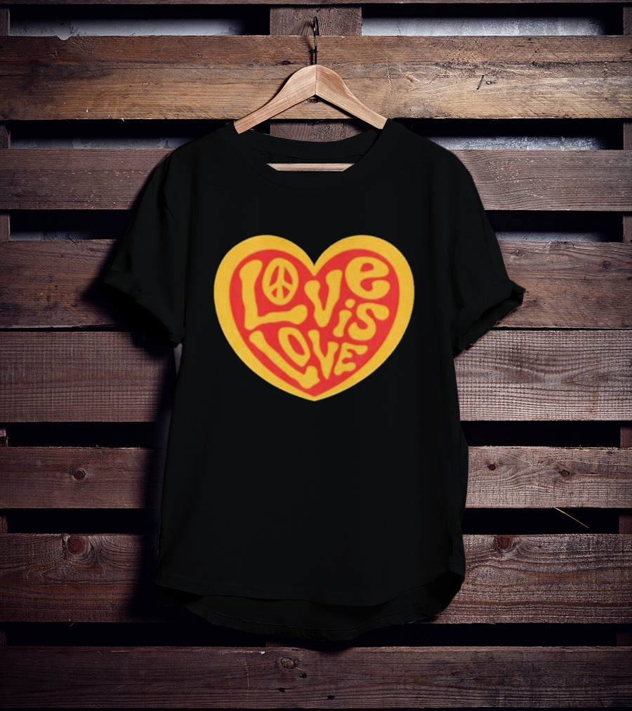 Love Is Love Peace Sign Heart T-Shirt