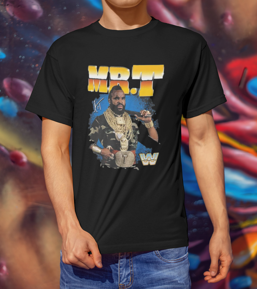 MR. T Signature Camouflage Chains Iconic T-Shirt