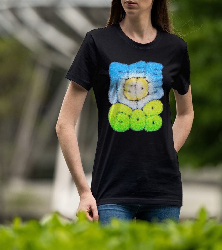 Nature Feels So Good Retro Bubble Text T-Shirt