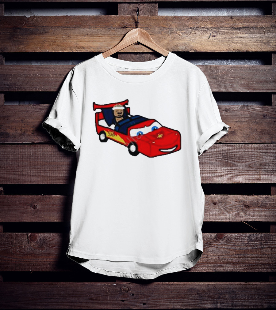 Nbapaint Kyle Snooze-ma With Racing Car T-Shirt