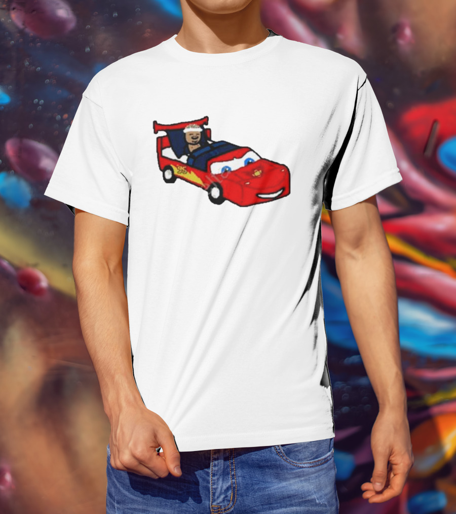 Nbapaint Kyle Snooze-ma With Racing Car T-Shirt