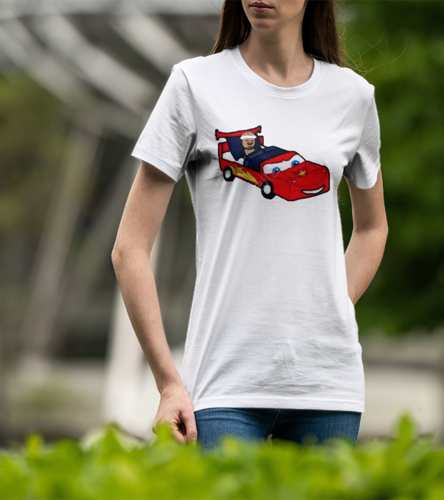 Nbapaint Kyle Snooze-ma With Racing Car T-Shirt