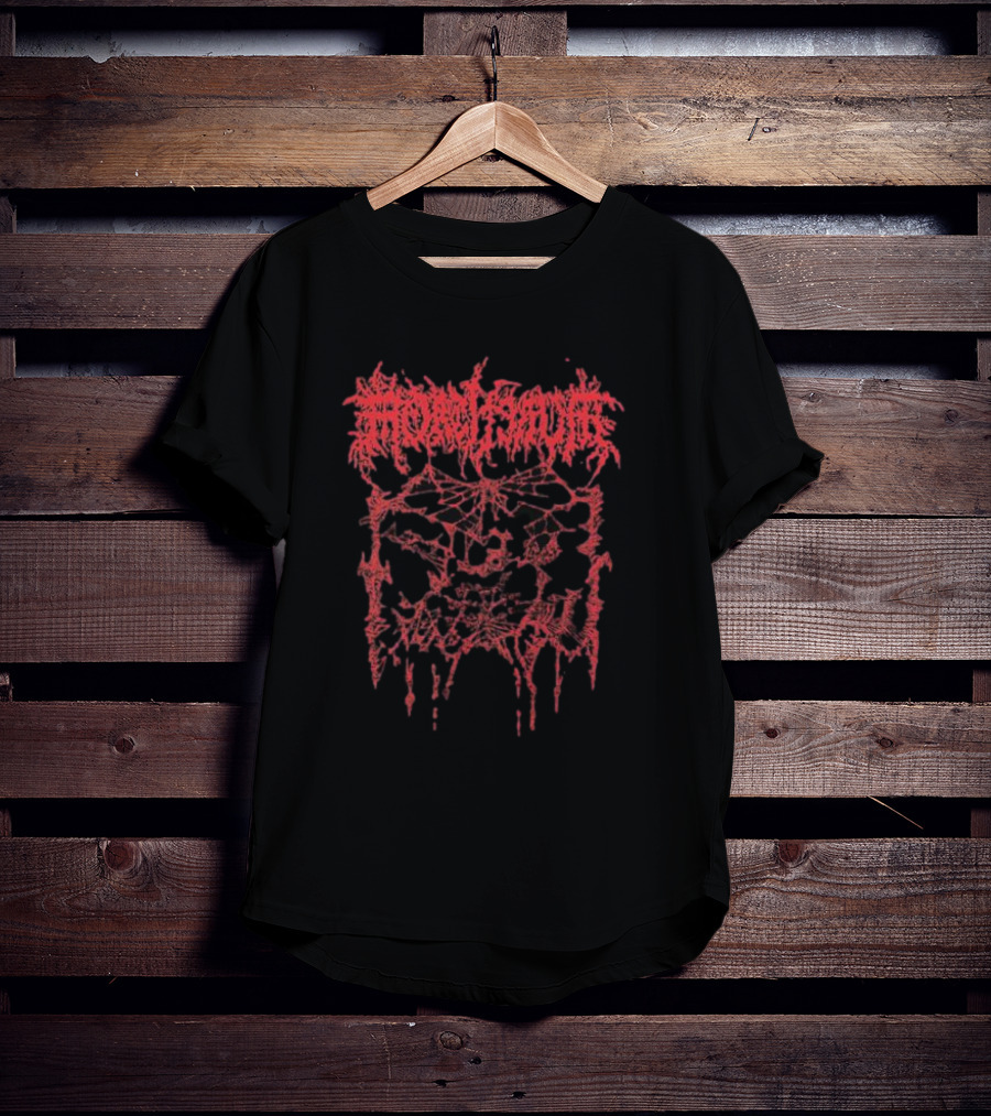 Mortiferum Red Skull Web T-Shirt