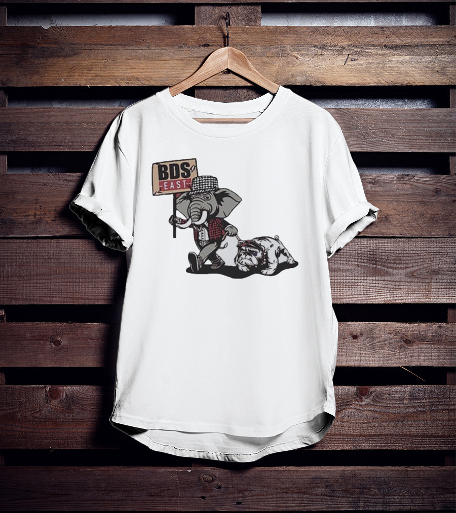Alabama Crimson Tide Elephant With Bulldog BDS East T-Shirt