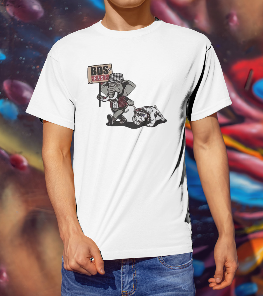 Alabama Crimson Tide Elephant With Bulldog BDS East T-Shirt