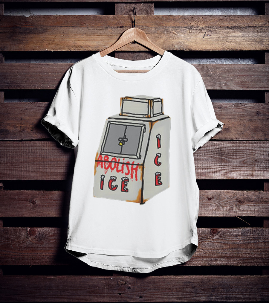 Alexandria Ocasio Cortez Abolish ICE Political Statement Freezer T-Shirt