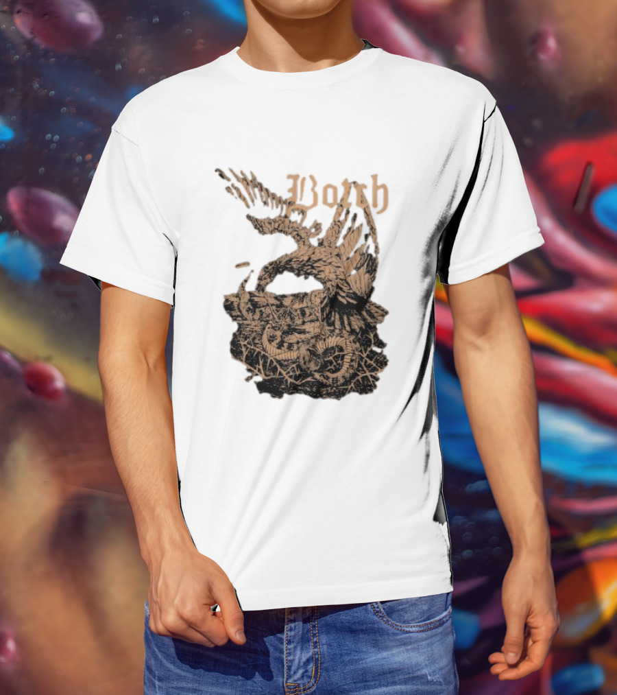 Botch Eagle And Snake Medieval Gothic T-Shirt