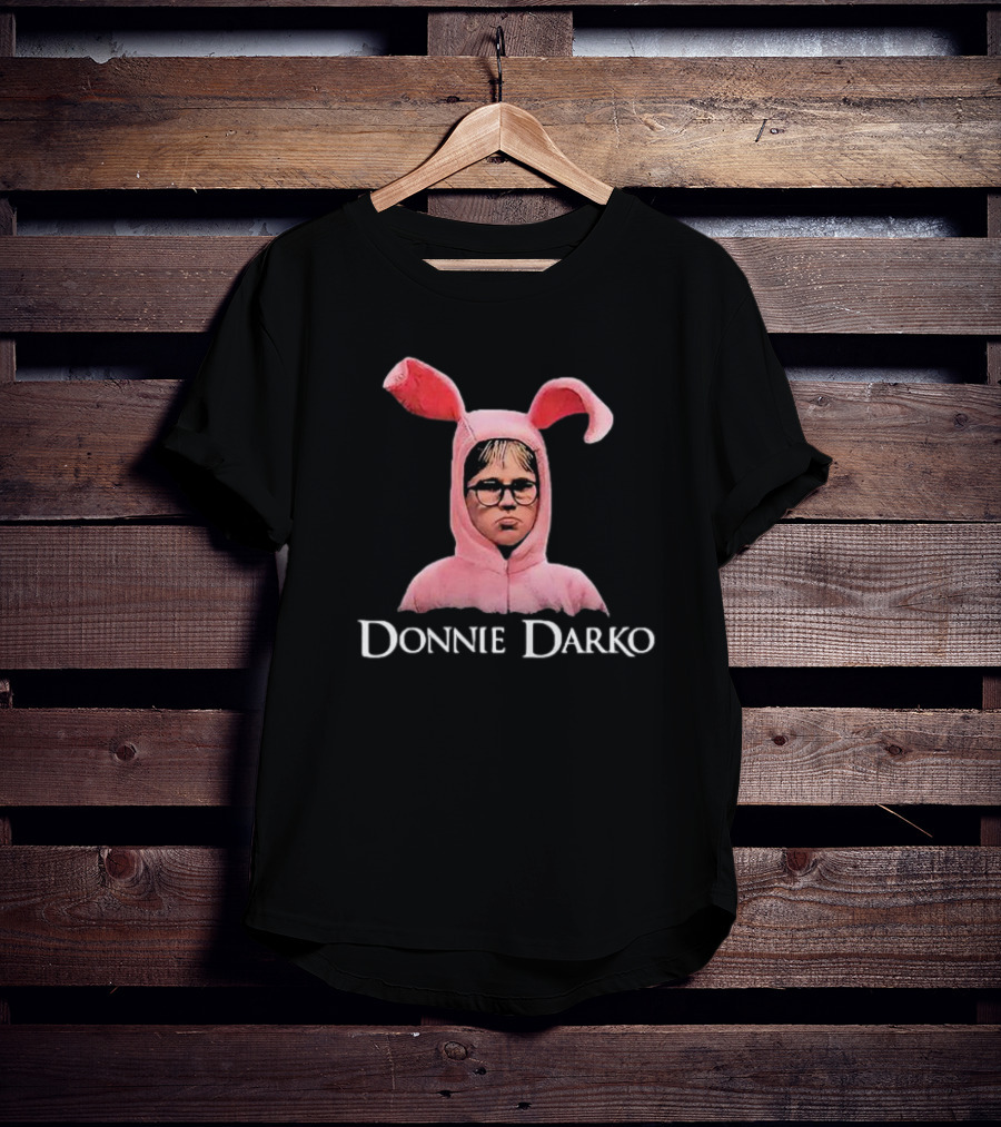 Donnie Darko Pink Bunny Character Crewneck T-Shirt
