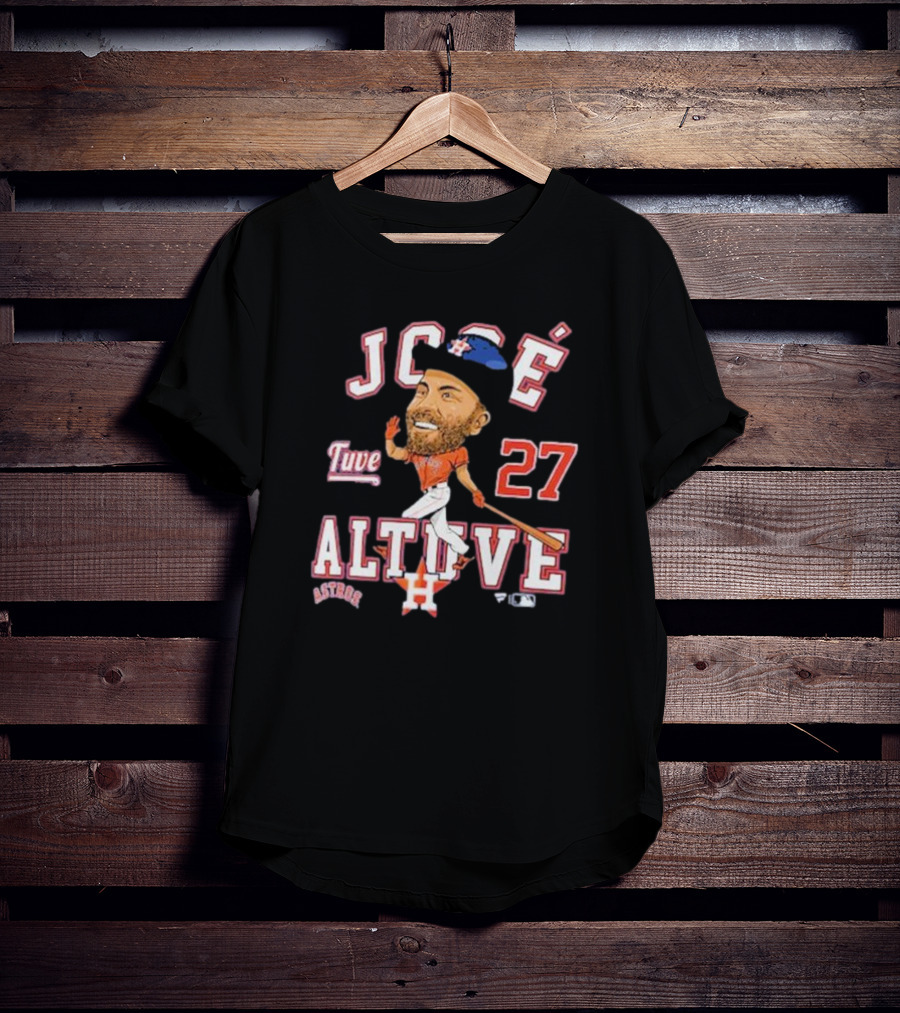 José Altuve 27 Astros Caricature T-Shirt