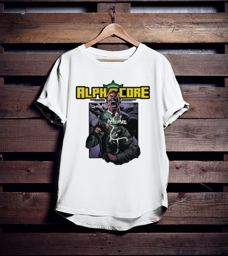 Alphacore Rippaverse Campaign Comic Characters Action Scene T-Shirt