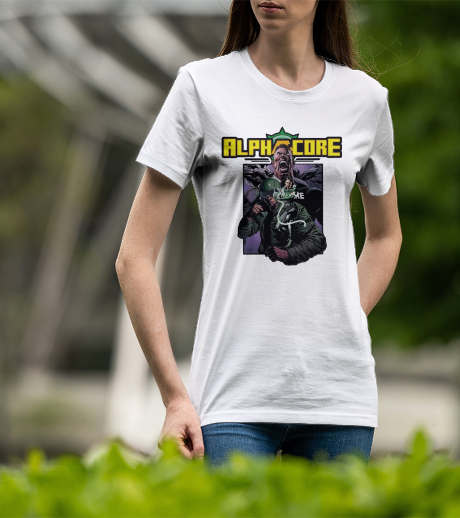 Alphacore Rippaverse Campaign Comic Characters Action Scene T-Shirt