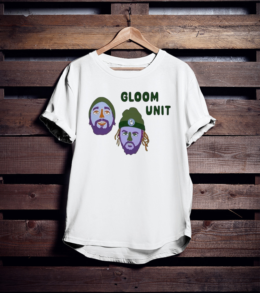 Hell’s Boomin Gloom Unit Purple Faces Green Beanies T-Shirt