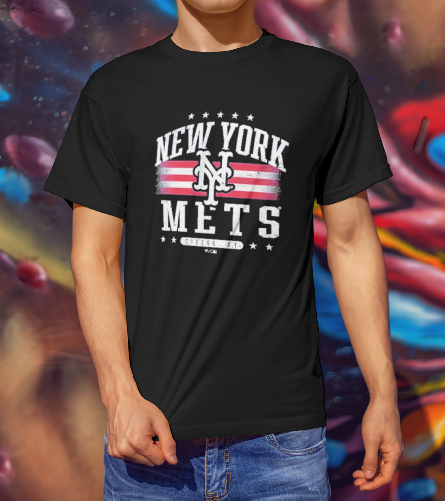 New York Mets Queens NY Americana T-Shirt