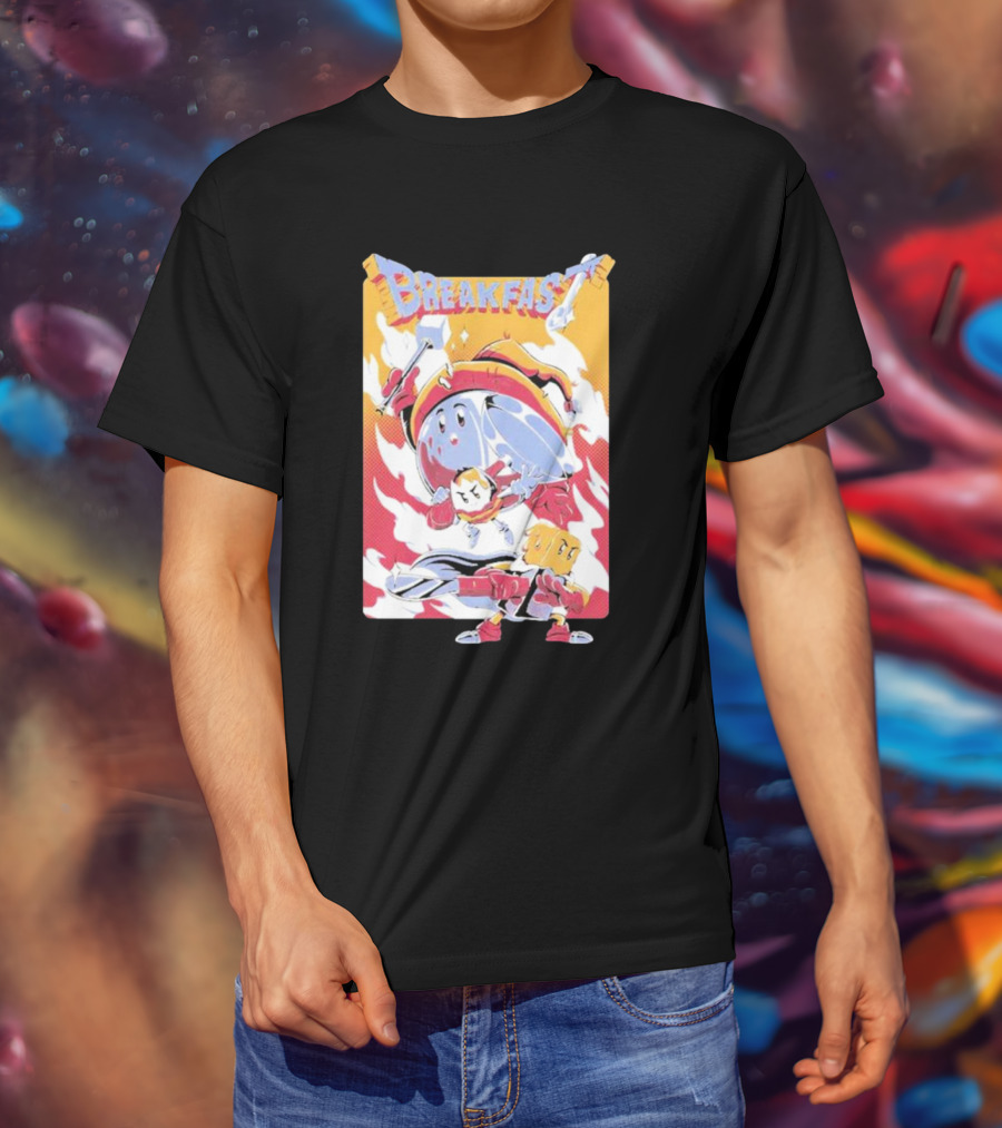 Breakfast Quest Heroes Toast Battlers T-Shirt
