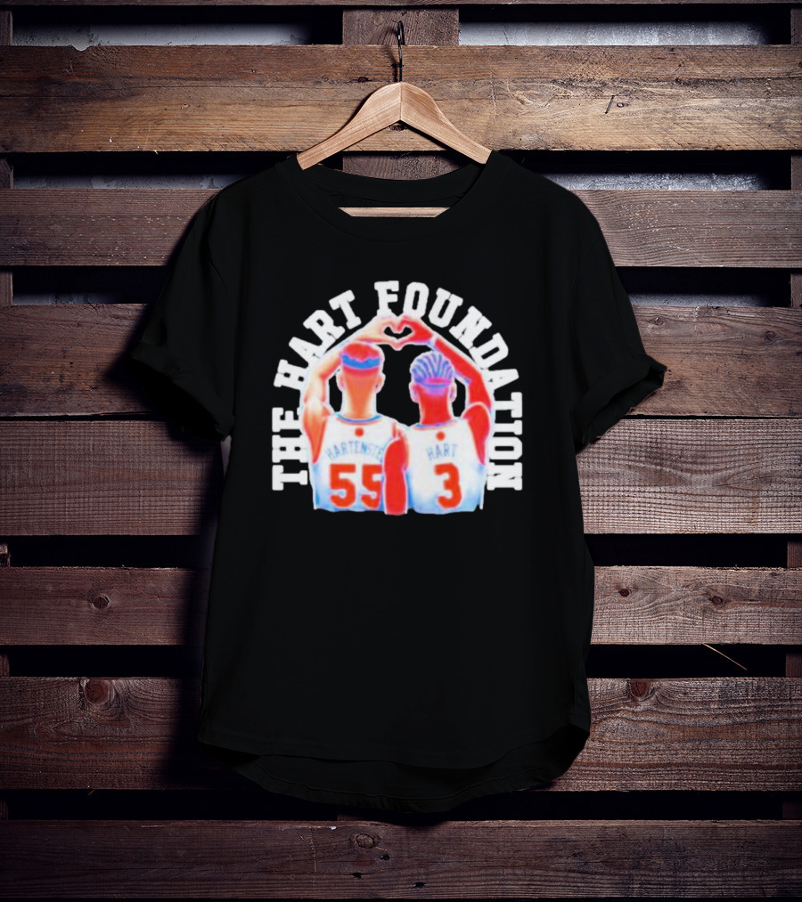 The Hart Foundation Hart Hartenstein 55 Heart 3 T-Shirt