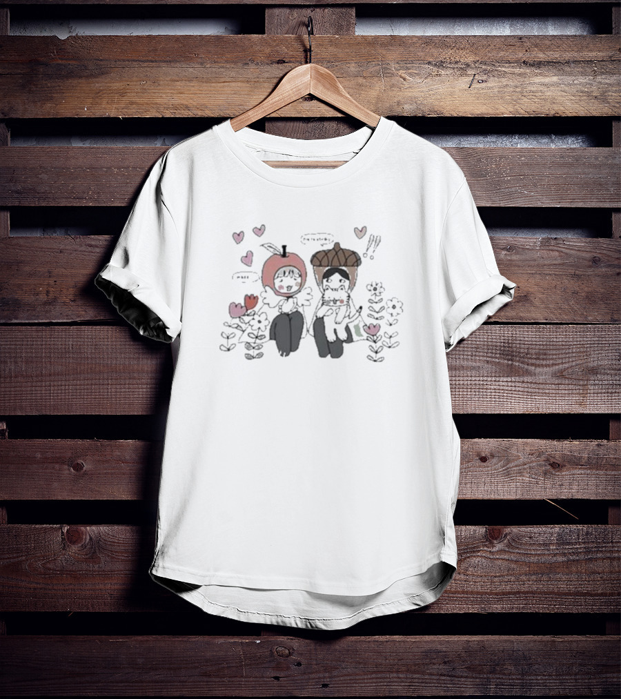 Veryluckyclover He Is Stinky With Cute Dog And Heart Flowers T-Shirt