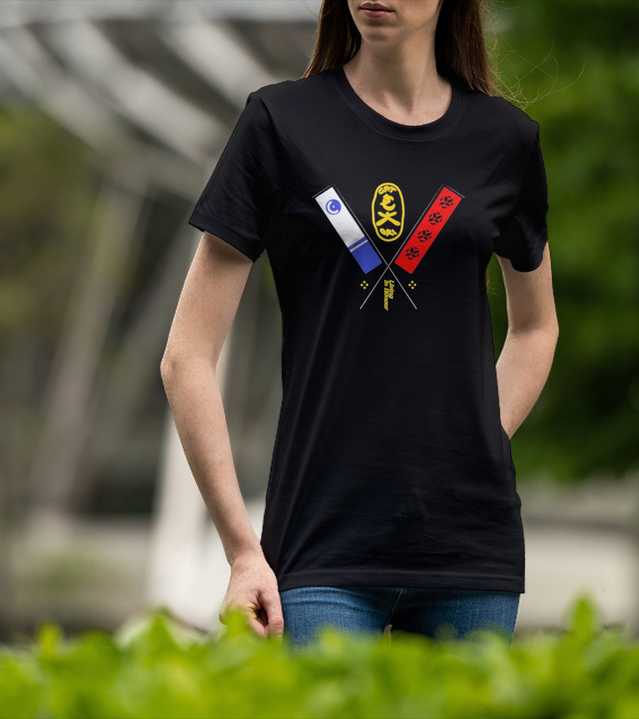 Catori Living In Honour CAT 91 Iconic Symbolic Flags With Paws T-Shirt