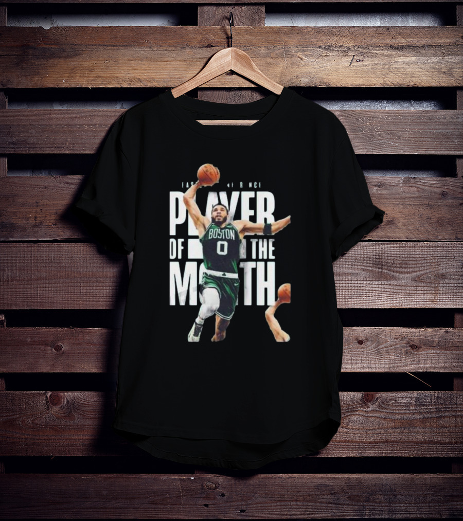 Congratulations Jayson Tatum Boston Player Of The Month Eastern Conference NBA T-Shirt