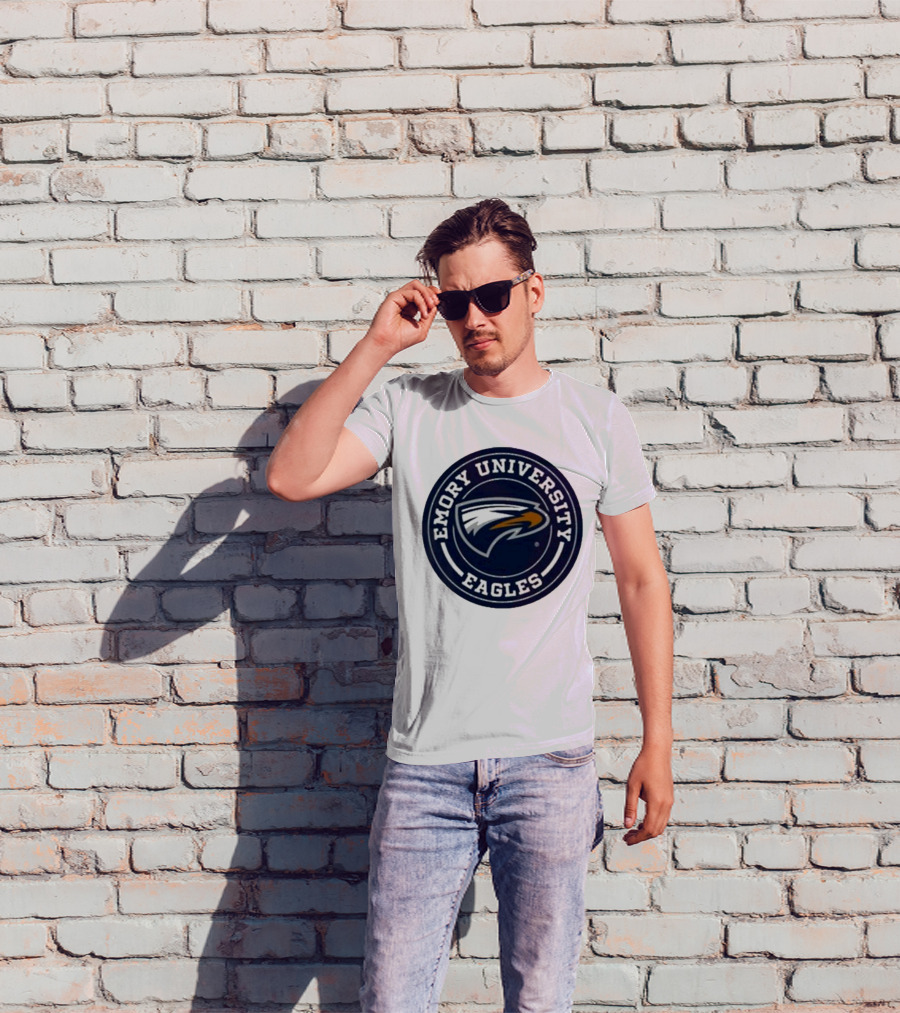 Emory University Eagles Circle Emblem T-Shirt