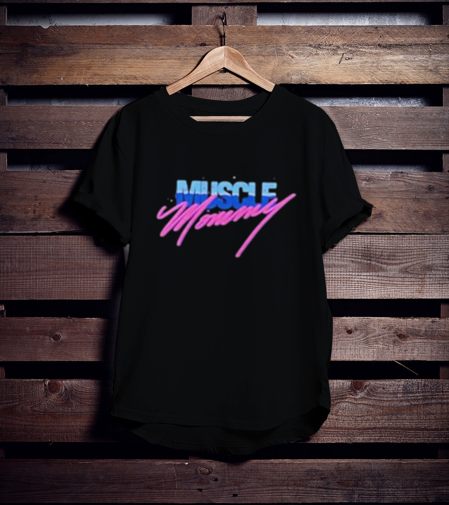 Muscle Mommy Retro Aesthetic 80s Style Vaporwave T-Shirt