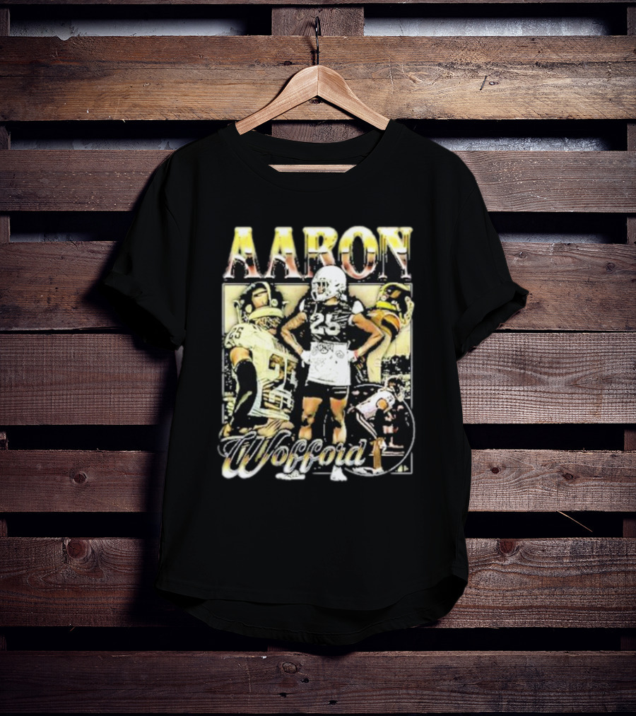 Aaron Wofford Vintage Lightweight Football Player Graphics T-Shirt