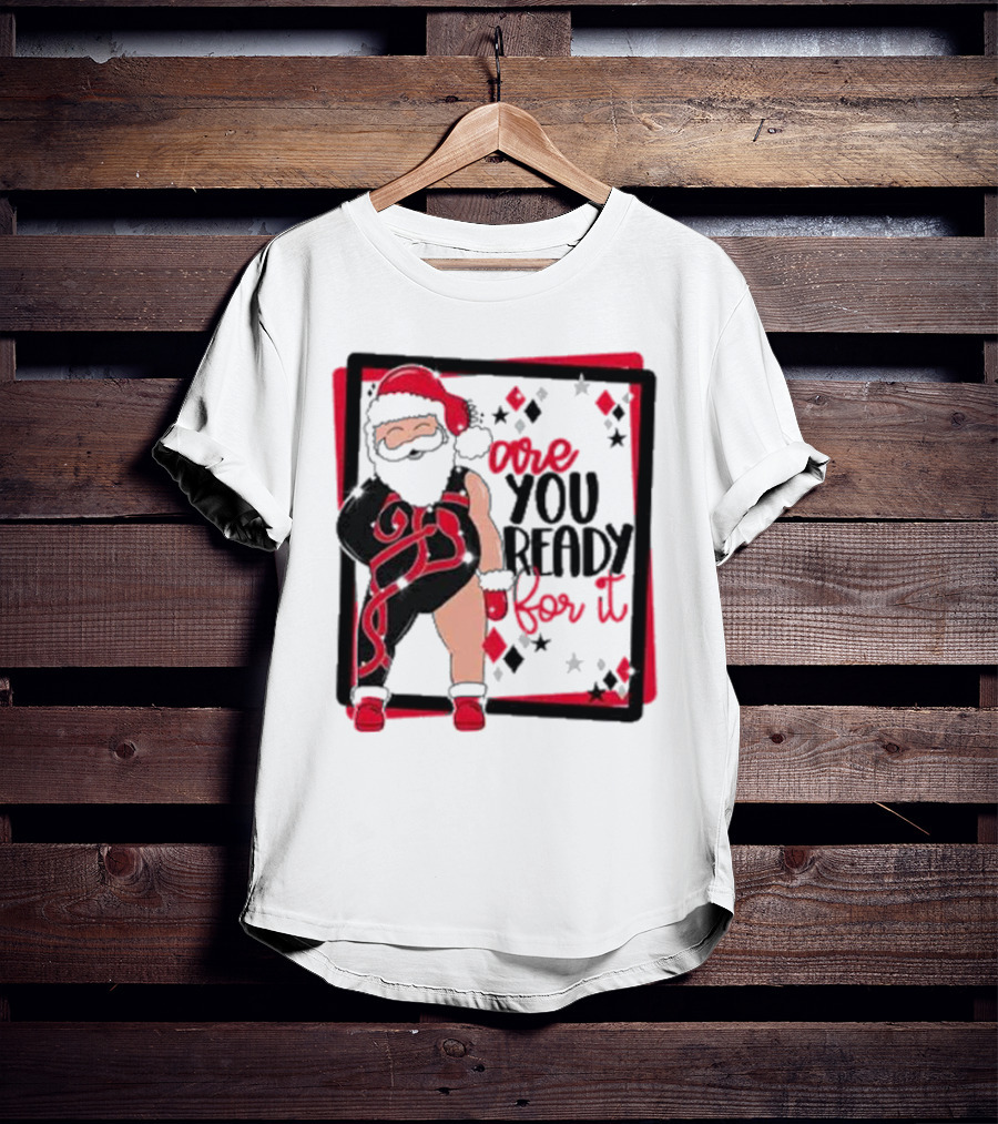 Reputation Taylor's Version Santa Are You Ready For It Santa Wrestler Patchwork Emo Goth T-Shirt