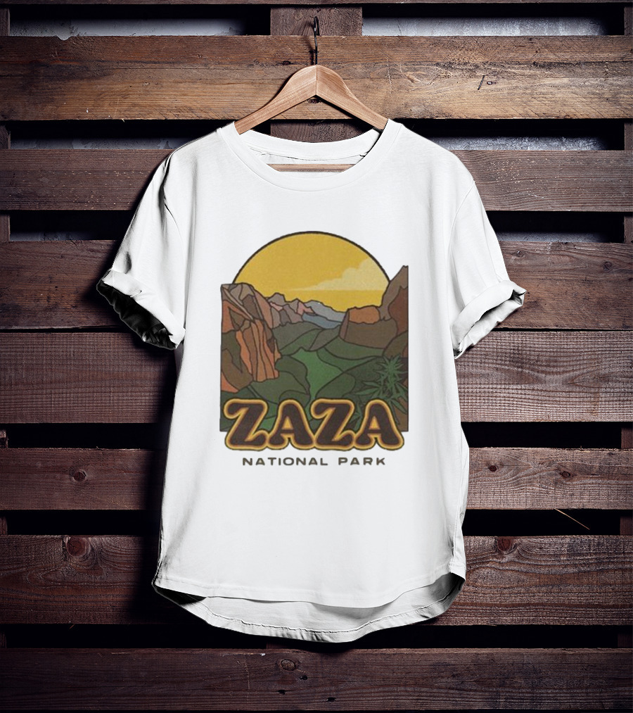 Fourtwenty Zaza National Park Scenic Wilderness Vista T-Shirt