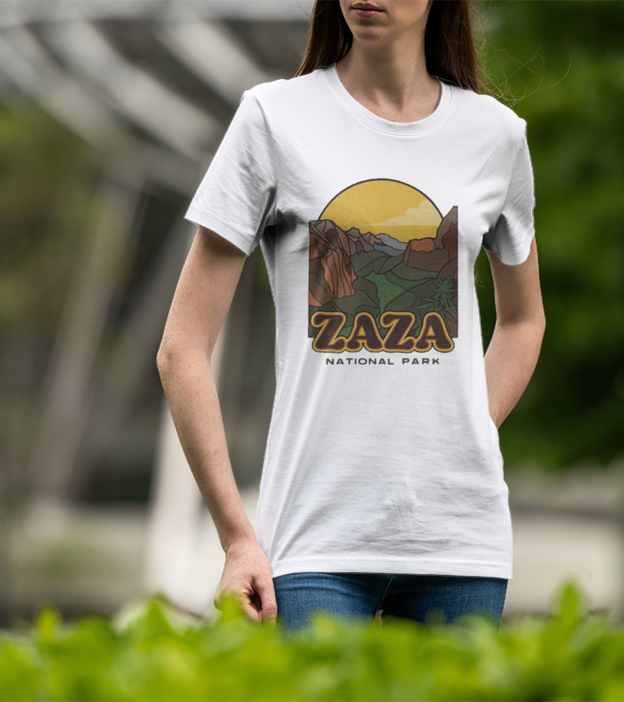 Fourtwenty Zaza National Park Scenic Wilderness Vista T-Shirt