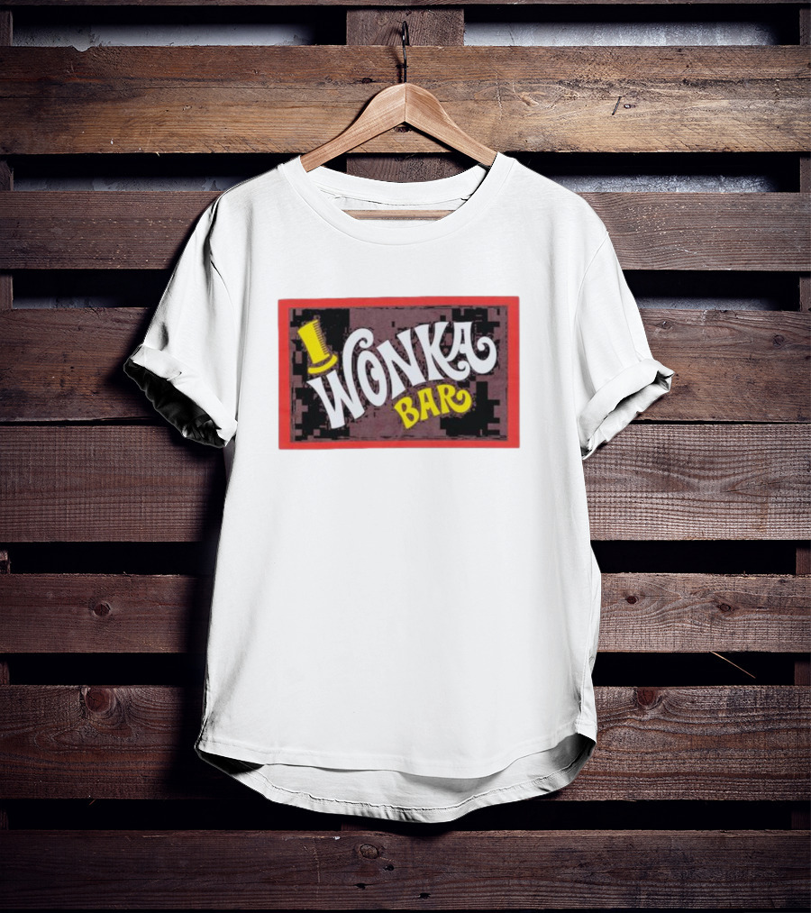 Wonka Bar Chocolate Logo Iconic T-Shirt