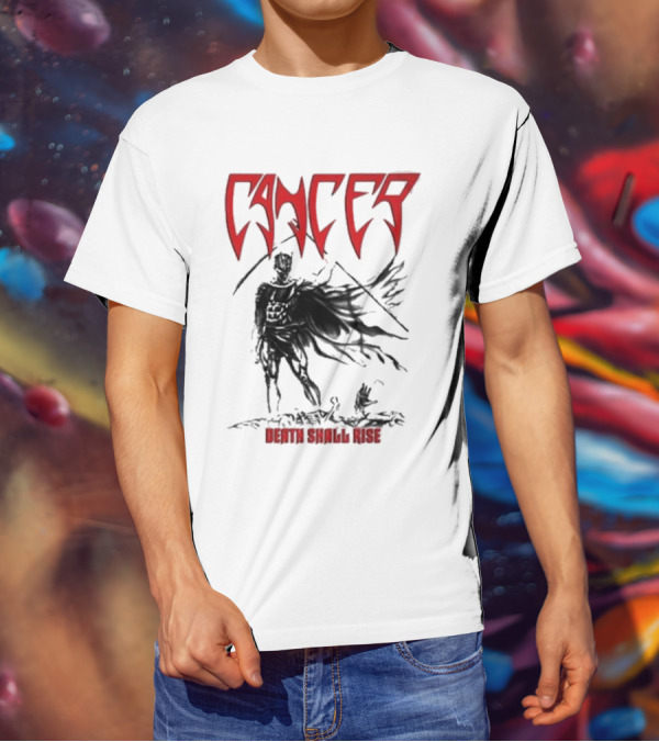 Cancer Death Shall Rise Dark Angel T-Shirt